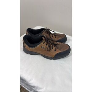 Rockport XCS Chranson Shoes Men's Size 12 Brown Leather Hiking Walking